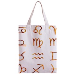 Signs Of The Zodiac Zodiac Aries Zipper Classic Tote Bag by Nexatart