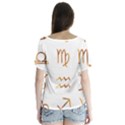 Signs Of The Zodiac Zodiac Aries V-Neck Flutter Sleeve Top View2