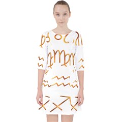 Signs Of The Zodiac Zodiac Aries Pocket Dress by Nexatart