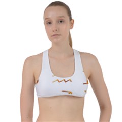 Signs Of The Zodiac Zodiac Aries Criss Cross Racerback Sports Bra by Nexatart