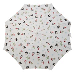 Snowman Pattern Straight Umbrellas by Valentinaart