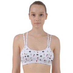 Snowman Pattern Line Them Up Sports Bra by Valentinaart