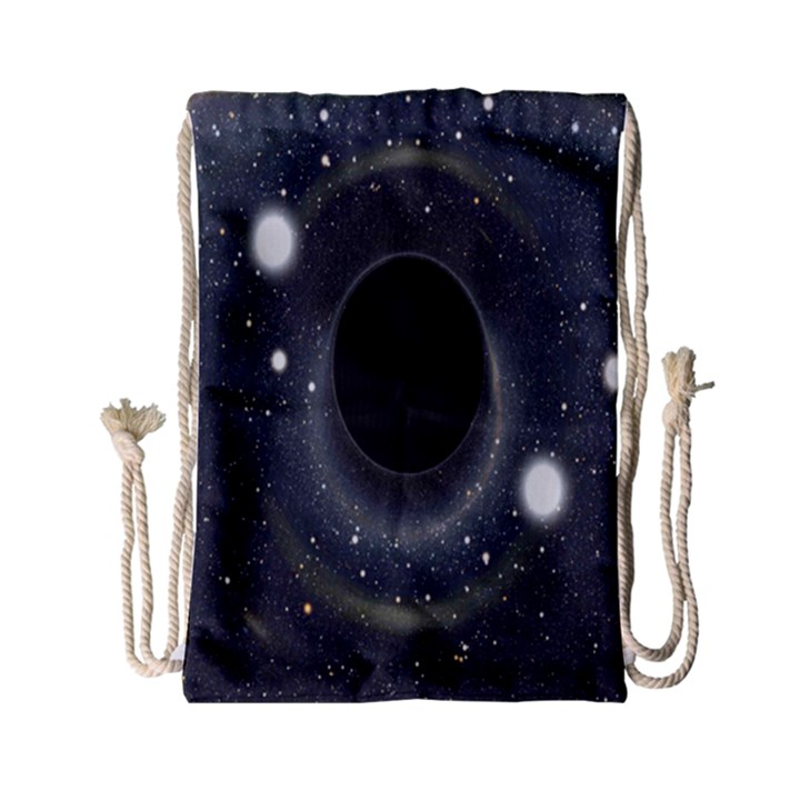 Brightest Cluster Galaxies And Supermassive Black Holes Drawstring Bag (Small)