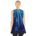 Blue Rays Light Stars Space Side Drop Tank Tunic View2