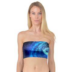 Blue Black Hole Galaxy Bandeau Top by Mariart