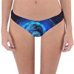 Blue Black Hole Galaxy Reversible Hipster Bikini Bottoms by Mariart