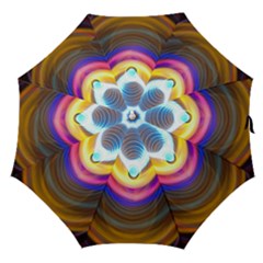 Colorful Glow Hole Space Rainbow Straight Umbrellas