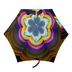 Colorful Glow Hole Space Rainbow Mini Folding Umbrellas by Mariart