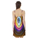 Colorful Glow Hole Space Rainbow Satin Night Slip View2