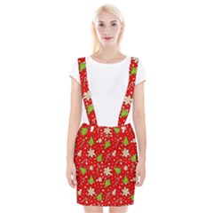 Ginger cookies Christmas pattern Braces Suspender Skirt