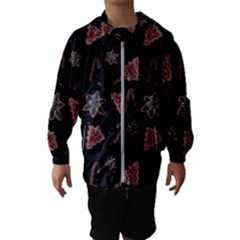 Ginger Cookies Christmas Pattern Hooded Wind Breaker (kids)