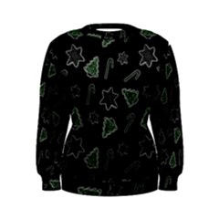 Ginger Cookies Christmas Pattern Women s Sweatshirt