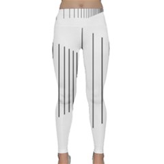 Fence Line Black Classic Yoga Leggings