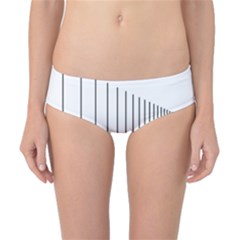 Fence Line Black Classic Bikini Bottoms