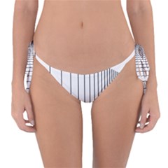 Fence Line Black Reversible Bikini Bottom