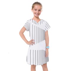 Fence Line Black Kids  Drop Waist Dress by Mariart