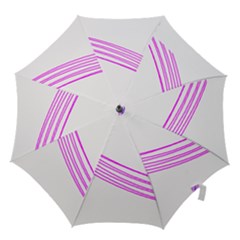 Electricty Power Pole Blue Pink Hook Handle Umbrellas (medium)