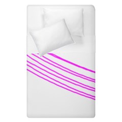 Electricty Power Pole Blue Pink Duvet Cover Double Side (single Size)