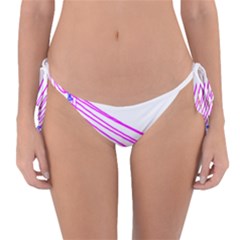 Electricty Power Pole Blue Pink Reversible Bikini Bottom by Mariart