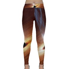 Coming Supermassive Black Hole Century Classic Yoga Leggings by Mariart