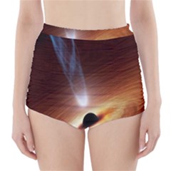 Coming Supermassive Black Hole Century High-waisted Bikini Bottoms by Mariart