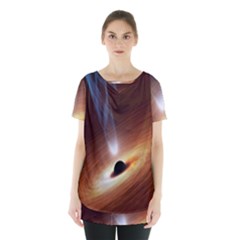 Coming Supermassive Black Hole Century Skirt Hem Sports Top