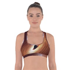 Coming Supermassive Black Hole Century Cross Back Sports Bra by Mariart