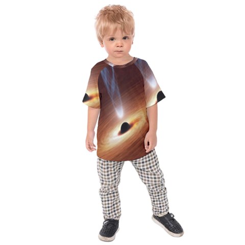 Coming Supermassive Black Hole Century Kids Raglan Tee by Mariart