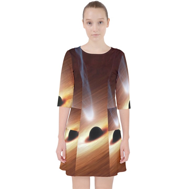 Coming Supermassive Black Hole Century Pocket Dress