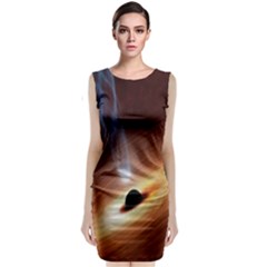 Coming Supermassive Black Hole Century Sleeveless Velvet Midi Dress by Mariart