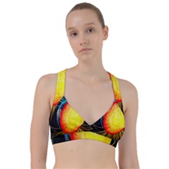 Cross Section Earth Field Lines Geomagnetic Hot Sweetheart Sports Bra by Mariart