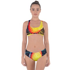 Cross Section Earth Field Lines Geomagnetic Hot Criss Cross Bikini Set by Mariart