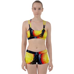 Cross Section Earth Field Lines Geomagnetic Hot Women s Sports Set by Mariart