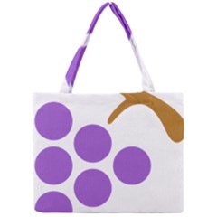 Fruit Grape Purple Mini Tote Bag by Mariart