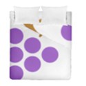 Fruit Grape Purple Duvet Cover Double Side (Full/ Double Size) View1