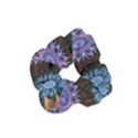 Flower Stigma Colorful Rainbow Animation Gold Space Velvet Scrunchie View1