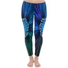 Flower Stigma Colorful Rainbow Animation Space Classic Winter Leggings by Mariart