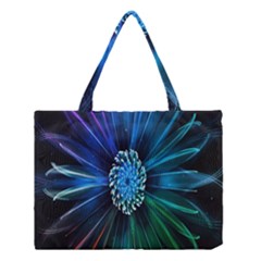 Flower Stigma Colorful Rainbow Animation Space Medium Tote Bag