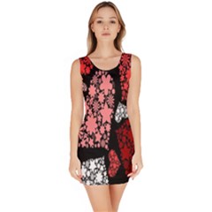 Floral Flower Heart Valentine Bodycon Dress by Mariart