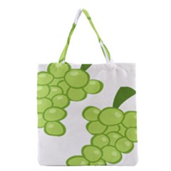 Fruit Green Grape Grocery Tote Bag by Mariart