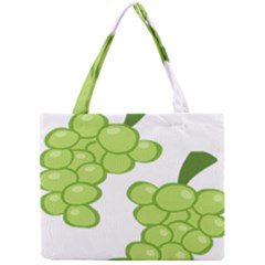 Fruit Green Grape Mini Tote Bag by Mariart