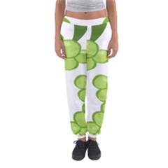 Fruit Green Grape Women s Jogger Sweatpants by Mariart