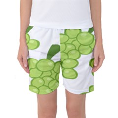 Fruit Green Grape Women s Basketball Shorts