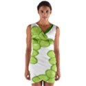 Fruit Green Grape Wrap Front Bodycon Dress View1