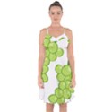 Fruit Green Grape Ruffle Detail Chiffon Dress View1