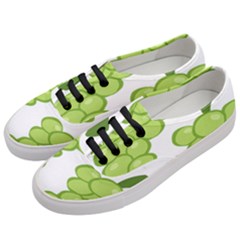 Fruit Green Grape Women s Classic Low Top Sneakers by Mariart