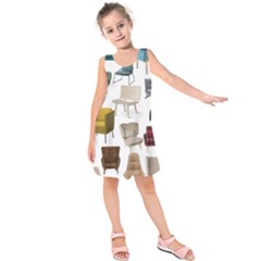 Furnitur Chair Kids  Sleeveless Dress by Mariart