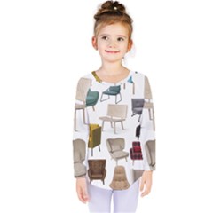 Furnitur Chair Kids  Long Sleeve Tee