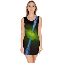 Gas Yellow Falling Into Black Hole Bodycon Dress by Mariart