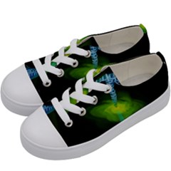 Gas Yellow Falling Into Black Hole Kids  Low Top Canvas Sneakers by Mariart